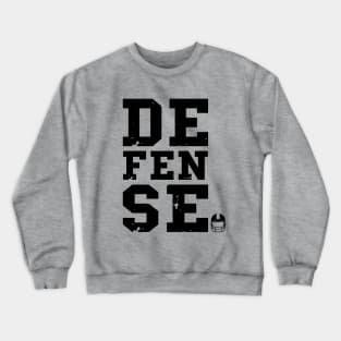 American Football Fan DEFENSE Football Fan Crewneck Sweatshirt